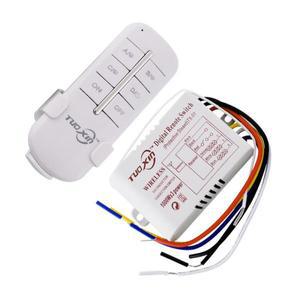 디지털 원격 제어 전등 스위치 무선 ON OFF 전구 샹들리에 220V RF433 1/2/3/4 방법에 대 한