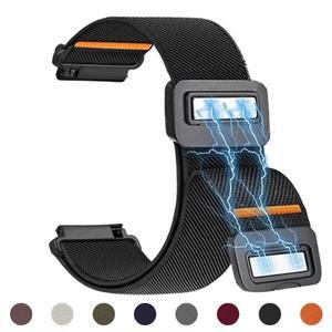 Garmin Venu 4 3/Active 밴드용 20mm 22mm 마그네틱 루프 스트랩 Vivoactive 6 5 팔찌 Forerunner 165/255/