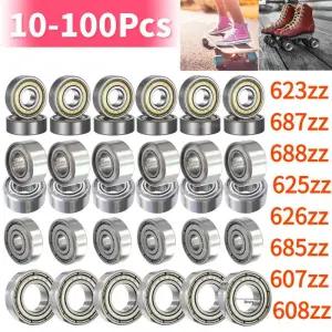 스쿠터 스케이트보드용 탄소강 볼 베어링 625zz 5x16x5mm 로트당 10 개