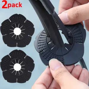 자동차 앞 유리 와이퍼 암 프로텍터 커버 방진 블레이드 자동 실리콘 패드 나뭇잎 방지 보호 액세서리 2 개