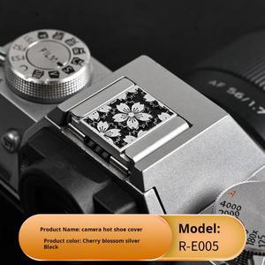 체리 블라썸 메탈 핫슈 커버 니콘 후지필름 캐논 X100VI XT50 ZFC GR2 XM5 Z30 Z50 장식 액세서리