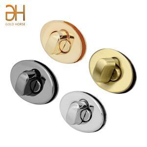 2.3CM 미니 소형 타원형 트위스트 잠금 회전 지갑 대 한 금속 클로저 버클 여성 핸드백 숄더 백 액세서리