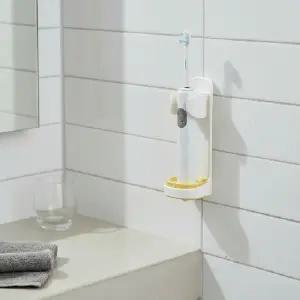 벽부착형 전동칫솔 홀더 무타공 욕실 정리대_24841330