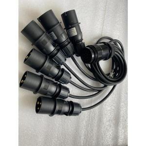 1개 또는 분산형 테일 브랜치 라인 무대 조명 스크린 전원 공급 6방향