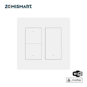 Zemismart Matter WiFi 3방향 스마트 벽 조명 스위치(프레임 지원 포함) Homekit Google 홈 SmartThings 어