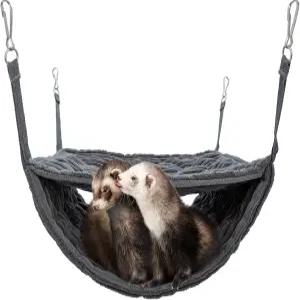 니테엔젤 럭셔리 더블 벙커 침대 해먹 성체 페럿 2마리 또는 쥐 5마리 추가 장착