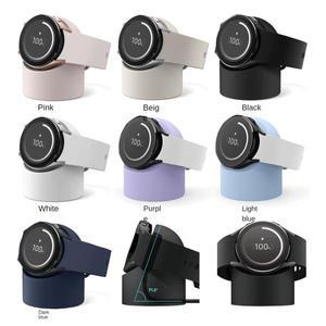 삼성 갤럭시 시계 4 충전기 스탠드와 호환 40mm 44mm 42mm 46mm Watch3 프로 실리콘 41mm 45mm