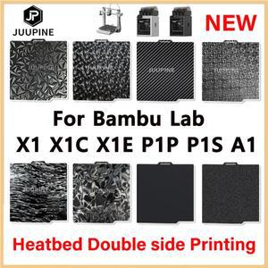밤부랩 X1 P1P P1S A1용 3D 프린터 빌드 플레이트 PET PEO PEI 257x257mm 플렉시블 스프링 스틸 핫 베드 플