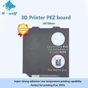 PEZ 냉간 인쇄 폴리우레탄 용수철 강판, 양면 빌드 플레이트, 뱀부 랩 A1 미니용 PEI 대체, 184x184mm