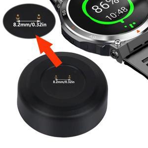 스마트 시계 액세서리 용 범용 1200mAh 8.2mm 핀 자기 무선 충전기 CDS9/S10/GT200/VP09 휴대용 도크