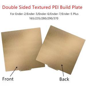 Ender PEI 빌드 플레이트 165/235/280/290/370 Ender-2/3/6/7/5 Plus 3D 프린터용 양면 텍스처 스프링 스틸