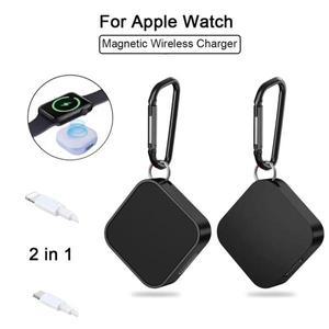 미니 마그네틱 무선 시계 충전기 타입 C 변환 애플 워치 시리즈 9 7 6 5 4 울트라 3 2 1 휴대용 고속