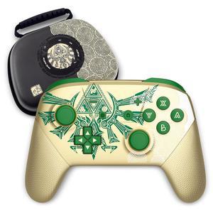 스위치 프로 무선 게임패드 휴대용 케이스가 있는 컨트롤러 원격 교체 업그레이드된 저장