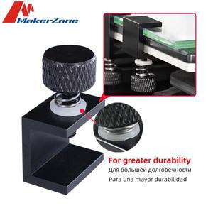 3D 프린터 부품 유리 히트 베드 고정 클립 클램프, 알루미늄 프로파일 조정 모든 포병 엔더 3 프로용