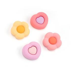 GEEKSHARE 소프트 2쌍 ONE 스틱 호환되는 실리콘 컨트롤러와 그립 4개 커버