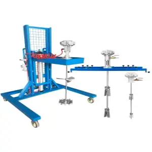 ibc탱크 교반기 페인트 블렌더 에어 배합기 약품 톤 공압믹서 잉크 혼합기 회전