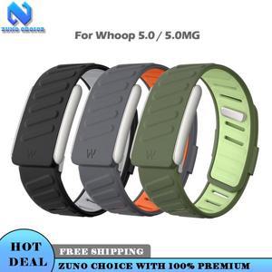 Whoop 5.0 손목밴드 스트랩에 적합, 5.0MG 실리콘 MG 스포츠 교체 스트랩, W 로고 포함, 크리스마스 선물