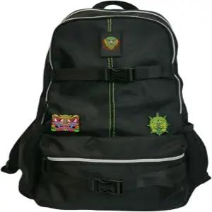 스케이트 스트랩이 있는 DIME 가방 스케이트보드 백팩 숨겨진 주문 봉인 포켓 1개 내구성이 뛰어난 방수