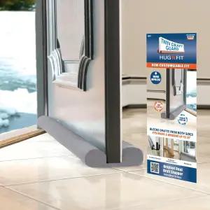 트윈 드래프트 가드 허그 N 핏 오리지널 듀얼 스토퍼로 공기 유입을 즉시 차단하고 발수하며 길이