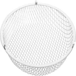 FRCOLOR 파충류 열 램프 커버 돔 모양 전구 그늘막 8.5인치 상자용 철제 메시 가드