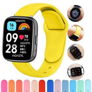 Xiaomi Redmi Watch 3 용 WatchBand 액티브 팔찌 SmartWatch 스트랩 스포츠 실리콘 교체 손목 밴드