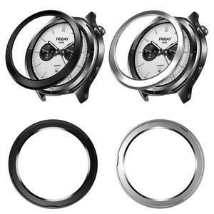 샤오미 워치 S4/S3 스마트워치 케이스 스트랩 커버용 플라스틱 PC 시계 베젤 쉘, 스크래치 방지 스크린 보