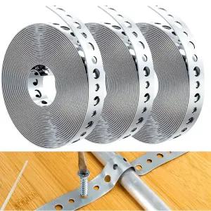 아연 도금 강철 테이프 1롤 파이프 지지대 및 판금 작업용 미리 펀칭된 다중 슬롯 금속