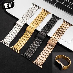 Apple 시계 스트랩 용 스테인레스 스틸 밴드 49mm 46 44mm 40mm 42mm 38mm 41mm 팔찌 iWatch 시리즈 10 SE