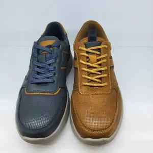 [에스콰이아][행복한백화점][에스콰이아]남성 발편한 경량 스니커즈 가죽운동화  YAFSHZ4