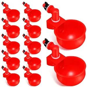 치킨 마시는 컵 자동 술꾼 피더 플라스틱 가금류 Waterer 병아리 오리 거위 메추라기 용 식수 공급기