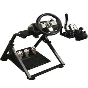 레이싱 쉬프터 모델 거치대 게임장비 게임기 컨트롤러 간이 핸들 모니터 위치