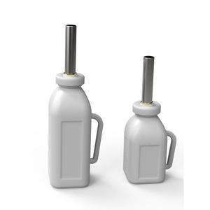 송아지젖병 먹이 우유 사육장 1L 2파운드의 새끼가축 우유통 중간 젖꼭지 DS EN