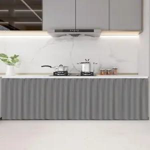 주방 가림막 벨크로 창문 가리개 신발장 선반 방진 커튼