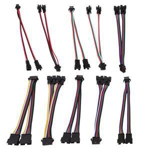 15cm 2Pin 3Pin 4Pin 5Pin 6Pin SM JST 커넥터 1 ~ 2 남성 및 여성 WS2811 WS2812B SK6812 LED 스트립 조명