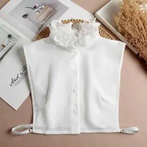 플하이넥 페이크 카라 이너숙 넥케이프 이너카라 레이