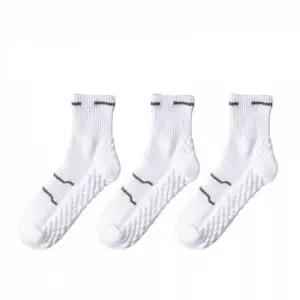 남성 러닝 축구 쿠션 운동 스포츠 중목 양말 3켤레