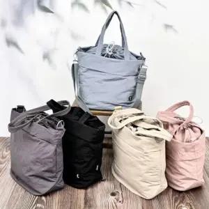 DKES326 캐주얼 토트 크로스백 여성 가벼운 학생 가방