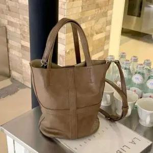 MT418 레더 토트 크로스백 여성 버킷백 숄더백 데일리 가방