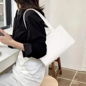 레더크로스백 여성 숄더백 빅 앞 가벼운 깔끔 스퀘어 포켓 디자인