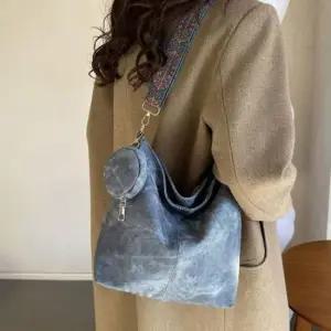 빈티지 스트랩 사각 크로스백 여성 캐주얼 패션백