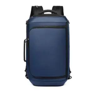 신상 남자 캐주얼 백팩 USB 충전 크로스백 블루 가방