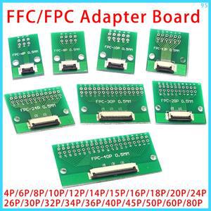 FPC/FFC 어댑터 보드 0.5/1.0MM ~ 2.54MM 납땜 커넥터 4/5/6/8/10/12/14/16/20/26/3040/45/50/60Pin