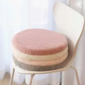 원형 메모리폼 털방석 인테리어방석 겨울방석 원형방석 논슬립방석 메모리폼방석 의자방석