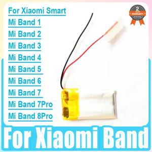 Xiaomi Mi Band 1 2 3 4 5 6 7 Pro / 스마트 팔찌 + 도구용 고품질 새 교체 배터리