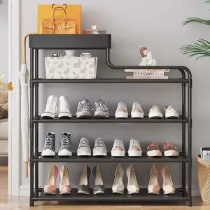 조립식 신발 수납장 현관 경량 철제 정리대 선반 5단 경량렉선반 아기신발장 틈새수납장 경량렉