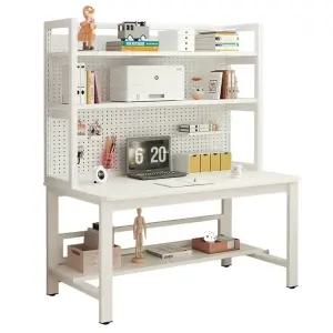 책상상부장 타공판 책상 데스크 학생 상부장 일체형 책꽂이