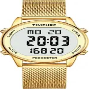 스테인리스 스틸 팔찌 스타일리시한 디자인 앱 없음 스텝 칼로리 거리 알람 카운트다운 타이머가 있는