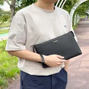 남성 세련된 디자인 비즈니스백 클러치백(소사이즈)