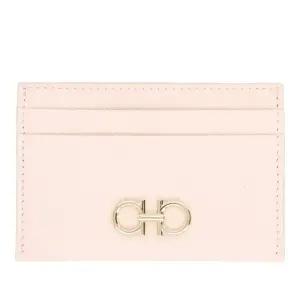 페라가모 엠보스드 브랜드 스탬프 사피아노 가죽 카드지갑 787034 220007054