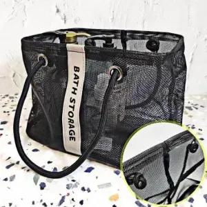 [SBD] 헬스장용 수납 여행용 메쉬 목욕탕 목욕 가방 바구니 대형